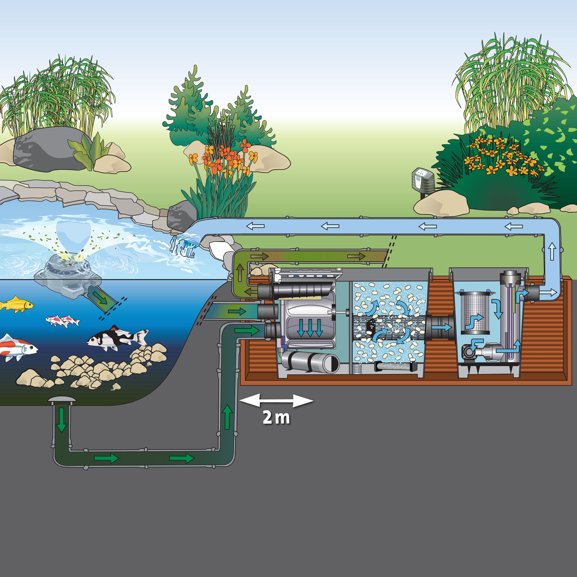 Oase ProfiClear Premium Compact -L Gravity-Fed - Image 3