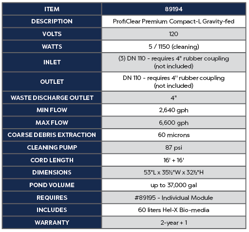Oase ProfiClear Premium Compact -L Gravity-Fed - Image 6